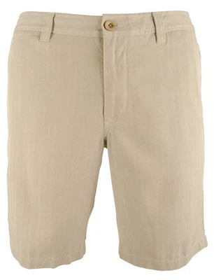 Pantalones Cortos Chinos Tommy Bahama Para Hombre 30 Havana Espiga Mezcla Seda Caqui Arena Foto 1 de 4