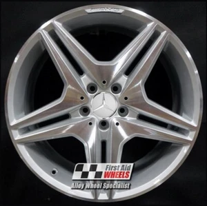 MERCEDES S CLASS W221 1X 20" GENUINE AMG DIAMOND CUT REAR ALLOY WHEEL S549DSR - Picture 1 of 1