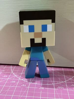 Mojang Minecraft Steve 5.5" Vinyl Action Figure notch - Image 1 of 4