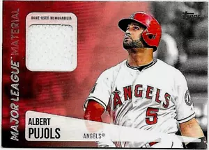 ALBERT PUJOLS 2019 TOPPS MAJOR LEAGUE MATERIAL GAME USED JERSEY ~ ANGELS - Bild 1 von 1