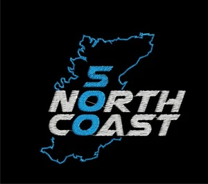 North Coast 500 Schottland Unisex bestickt Kapuzenpullover mit Reißverschluss Kapuzenpullover Weihnachtsgeschenk - Bild 1 von 2