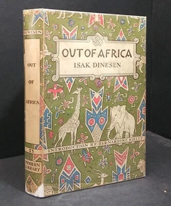 Nice vintage book OUT OF AFRICA Isak Dinesen 1952 Modern Library edition DJ - Imagen 1 de 4