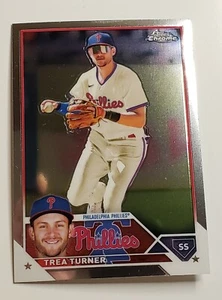 2023 Topps Chrome TREA TURNER #103 Philadelphia Phillies - Picture 1 of 1
