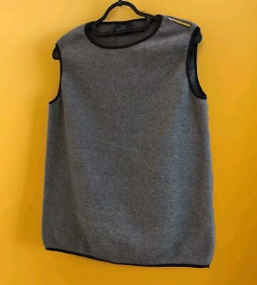 Camiseta sin mangas Valentino Sport gris talla 10 mediana diseñador 38" pecho Foto 1 de 4