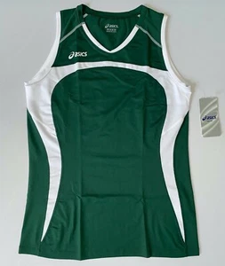 Camiseta deportiva de voleibol Ace para mujer ASICS sin mangas | verde | BT930 | nueva con etiquetas - Imagen 1 de 3
