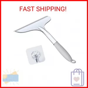 Shower Squeegee for Shower Glass Door Bathroom Tile and Mirror, Streak-Free Rubb - Picture 1 of 2