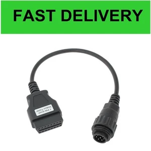 7 PIN KNORR TO OBD II DIAGNOSTIC CABLE  For Delphi, AUTOCOM, CDP tools - Picture 1 of 3