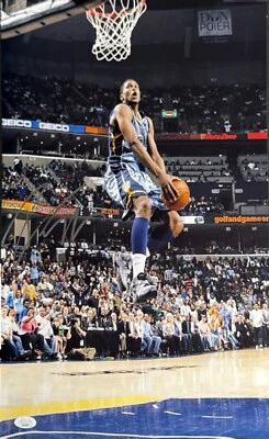 Foto firmada por Rudy Gay 12x18 Memphis Grizzlies JSA CE42065 Foto 1 de 2
