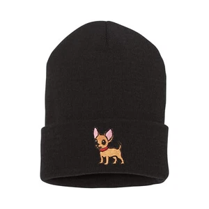 Chihuahua perro gorro bordado sombrero, Chihuahua perro gorro sombrero de invierno - Imagen 1 de 2