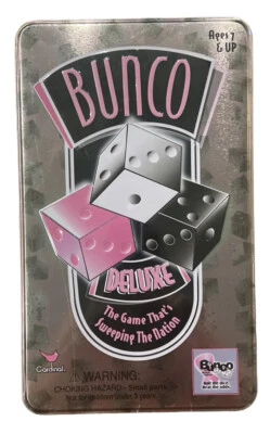 Bunco Deluxe in Tin Breast Cancer Bunco Cardinal Games NEW Sealed Free Shipping - Image 1 of 2