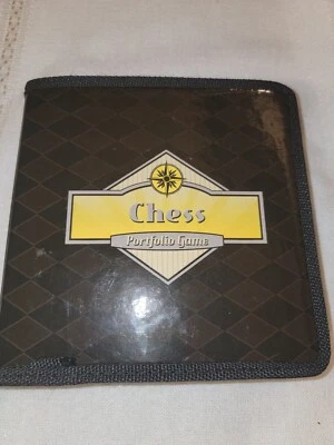 Sundecks fundex portable portfolio chess game - Image 1 of 4