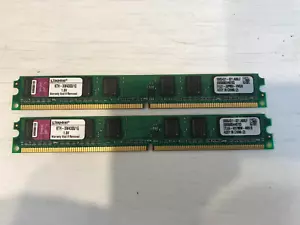 1GB DDR2 Desktop Memory PC2-4300 533mHz Kingston KTH-XW4300/1G DIMM RAM . - Picture 1 of 3