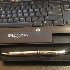 Pen Balmain Paris Pen Twist  To Open And Close Pen Don’t Write Old Never Used - Picture 1 of 6