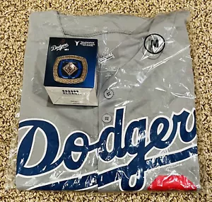 Fernando Valenzuela Dodgers 1981 World Series Ring und Medium (M) Trikot SGA - Bild 1 von 3