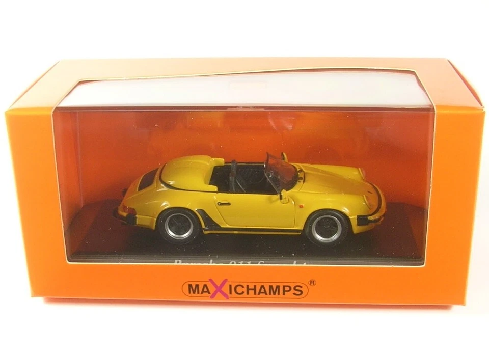 Porsche 911 Speedster (Giallo) 1988 - 1:43 MAXICHAMPS - Immagine 1 di 1