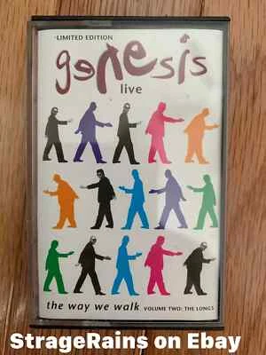 GENESIS LIVE The Way We Walk Volume Two: The Longs LTD ED. Cassette Tape TESTED - Image 1 of 4