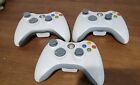 Oem Microsoft Xbox 360 White Wireless Controller Tested Working And Clean