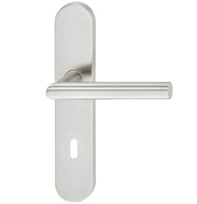 Häfele Ferramenta per Porte Acciaio Inox Opaco maniglia LDH 2171 Piastra Lunga - Immagine 1 di 4