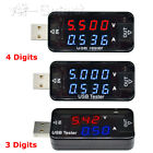 4 Digits/ 3 Digits USB Tester Voltmeter Current Meter Ammeter Voltage Detector