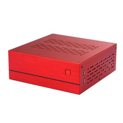 Aluminum Mini-ITX HTPC Desktop Computer Case Game PC Industrial Control Chassis - Image 1 of 4