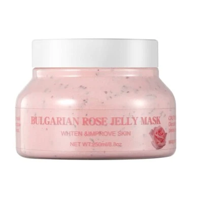 BRITAINS BEAUTY Bulgarische Rose Gelee Maske - Hautaufhellung & -verbesserung, feuchtigkeitsspendend, kühlend