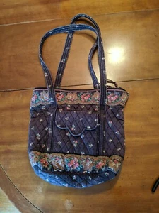 Vera Bradley Petit Point Villager Purse Handbag Tote - Picture 1 of 3