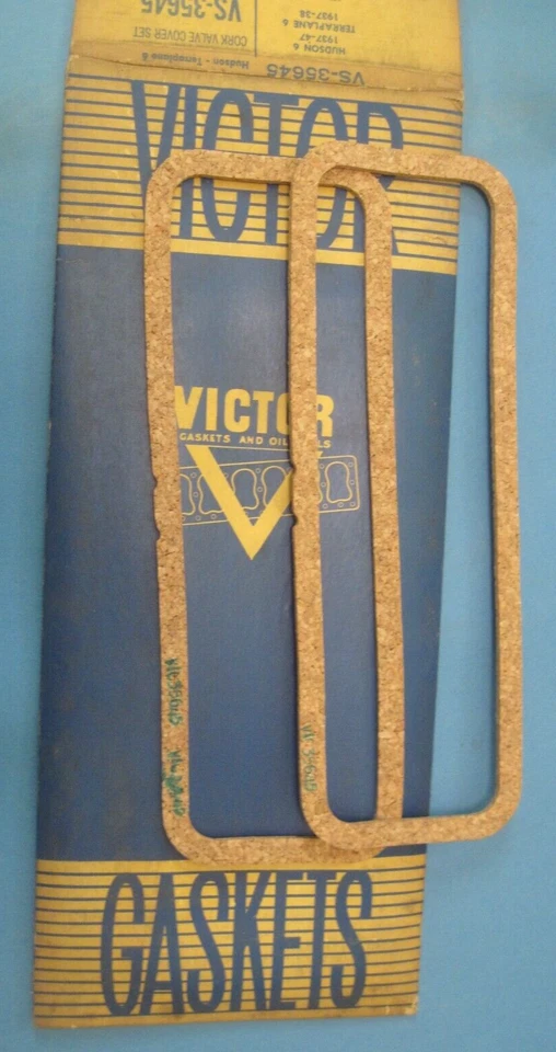 Nuevo juego de cubierta de válvula de stock antiguo Hudson 6 1937-1947 y Terraplane 6 1937-1938 Foto 1 de 1