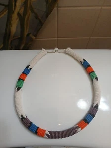 unique beaded art jewelry necklace - Picture 1 of 8