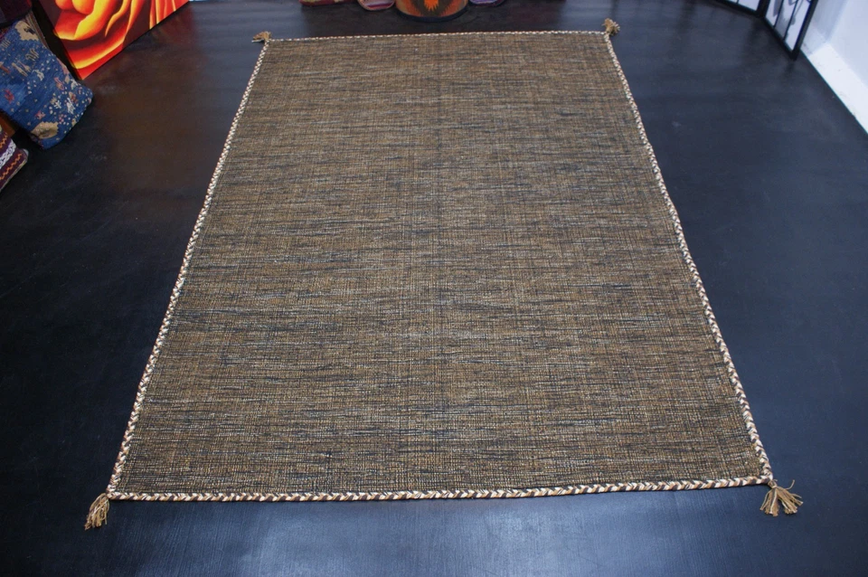 Design Natural Kilim Carpet Handmade 100% Cotton Washable Various Size - Image 1 of 1