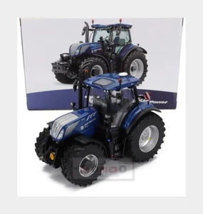 1:32 UNIVERSAL HOBBIES New Holland T7.300 Tractor Blue Power 2020 UH6491 Model - Picture 1 of 2