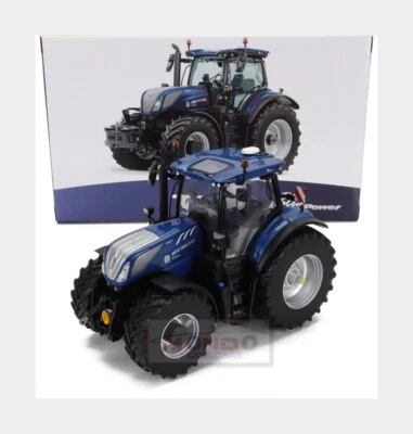 1:32 UNIVERSAL HOBBIES New Holland T7.300 Tractor Blue Power 2020 UH6491 Model - Image 1 of 2