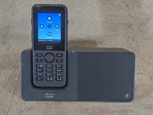 Cisco CP-8821 Wireless IP Phone w/ Charging Base Missing Power Cord READ DESCRIP - Picture 1 of 24