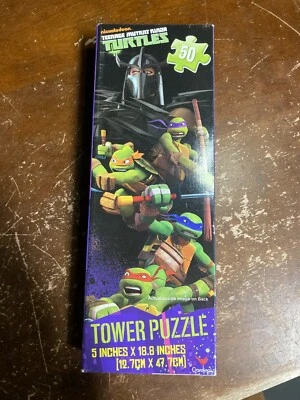 TMNT Teenage Mutant Ninja Turtles 50 Piece Tower Puzzle Cardinal 2013 New NIB - Image 1 of 3