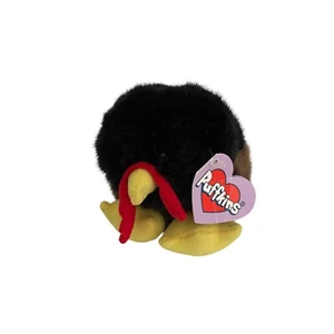 Bolso de felpa Swibco Puffkins pavo frijoles nuevo con etiquetas 5" vintage 1994 Acción de Gracias otoño - Imagen 1 de 9