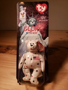 GLORY The Bear McDonalds 1999 Ty Beanie Baby with rare error 1993 OakBrook IL - Bild 1 von 6
