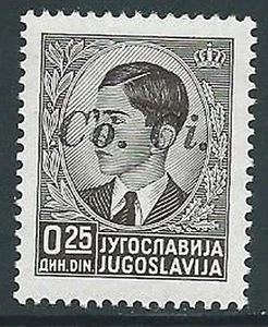 1941 LUBIANA SOPRASTAMPATO CO.CI. 25 P MNH ** - M61-9 - Picture 1 of 1