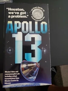 Apollo 13 vhs Commemorative Pin 25 years Apollo 13 very rare - Picture 1 of 6