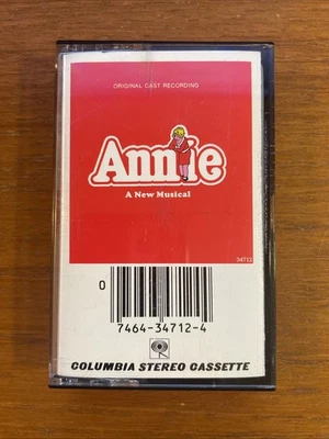 VINTAGE Annie A New Musical Original Cast Recording Cassette Tape 1977 JST34712 - Image 1 of 4