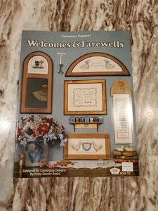 Canterbury Designs Counted Cross Stitch Pattern Booklet Welcomes & Farewells - Picture 1 of 3
