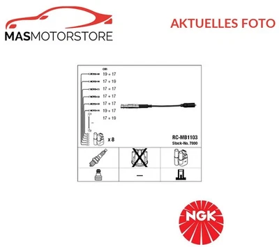ZÜNDLEITUNGSSATZ ZÜNDKABEL NGK 7800 P FÜR PUCH G-MODELL G 500 5L 218KW - Image 1 of 4