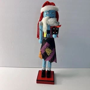 Nightmare Before Christmas Sally Nutcracker With Present Tim Burton Skellington - Picture 1 of 5