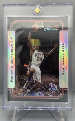 2003-04 Bowman cromo refractor Richard Jefferson 005/300 # ¡Partido de campeonato! Foto 1 de 3