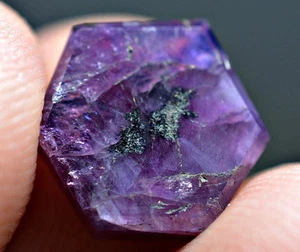Increíble piedra preciosa de zafiro trapiche púrpura natural 08,30 quilates - Imagen 1 de 4