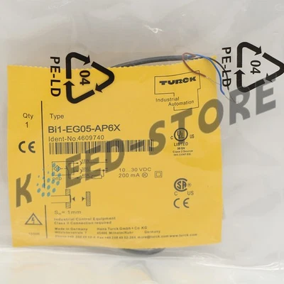 1PCS New  FOR BI1-EG05-AP6X TURCK BI1-EG05-AP6X PROXIMITY SENSOR SWITCH - Image 1 of 4