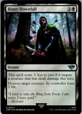 Magic | LTR | Bitter Downfall | 77 | Foil | NM - Image 1 of 2