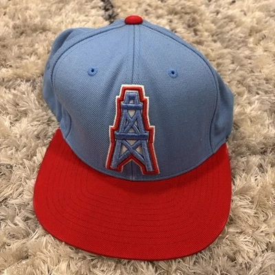 Sombrero de colección Houston Oilers Mitchell And Ness SnapBack Foto 1 de 4
