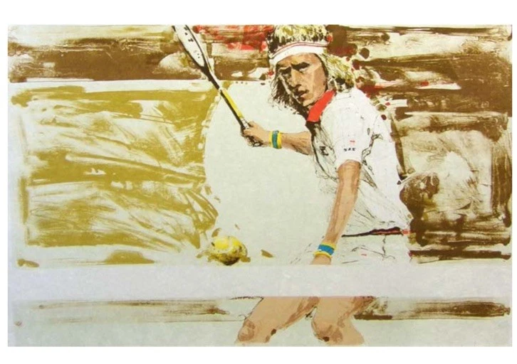 Impresión Bjorn Borg de Aldo Luongo Edición Limitada Foto 1 de 4