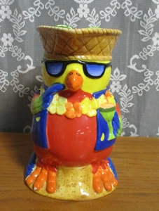 Papageienkrug von RSVP - bezaubernd und bunt - 9" hoch - Bild 1 von 14