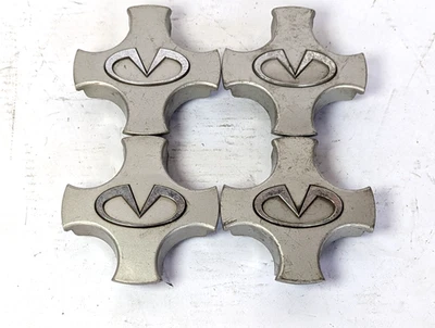 1991-1996 Infiniti G20 14” cubo de roda tampa central com emblema cromado conjunto de 4 - Imagem 1 de 4