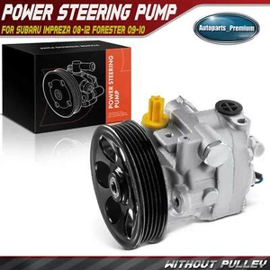Power Steering Pump w/ Pulley for Subaru Impreza 08-12 Forester 09-10 2.0L 2.5L - Picture 1 of 10